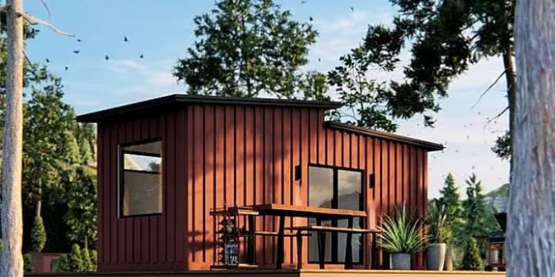 Shipping Container Pool House