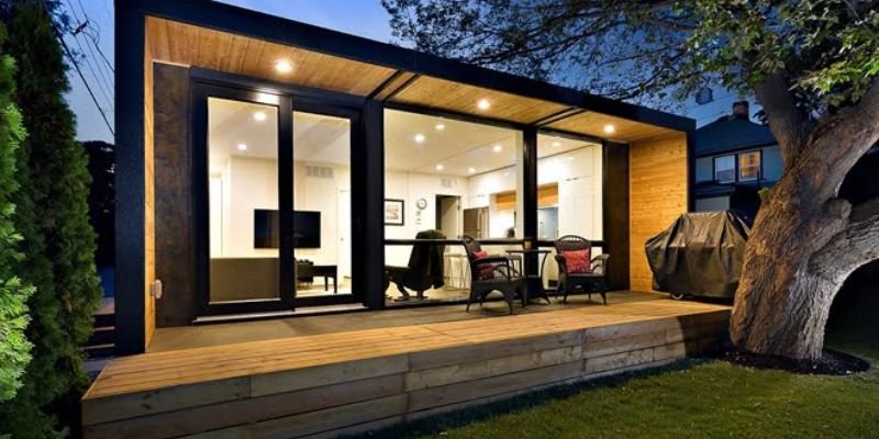 Shipping Container Pool House