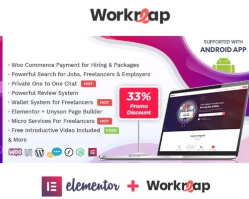 Workreap WordPress Theme Free Download